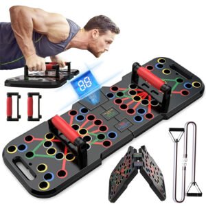 Multi-Function 60 in 1 Push Up Bar (Foldable & Portable)